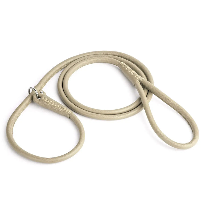 Soft Leather Round Slip Lead Dogline