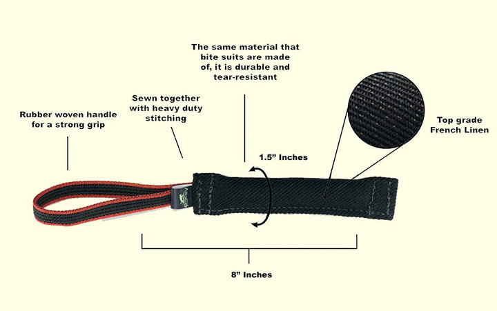 Bite Suit Tug Toy  1 Handle Dogline