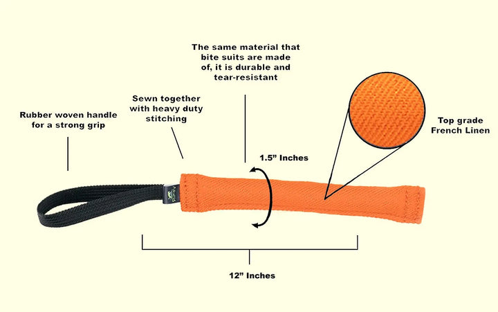 Bite Suit Tug Toy  1 Handle Dogline