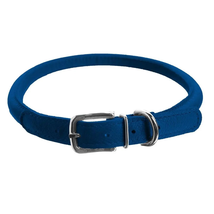 Soft Leather Round Collar Dogline