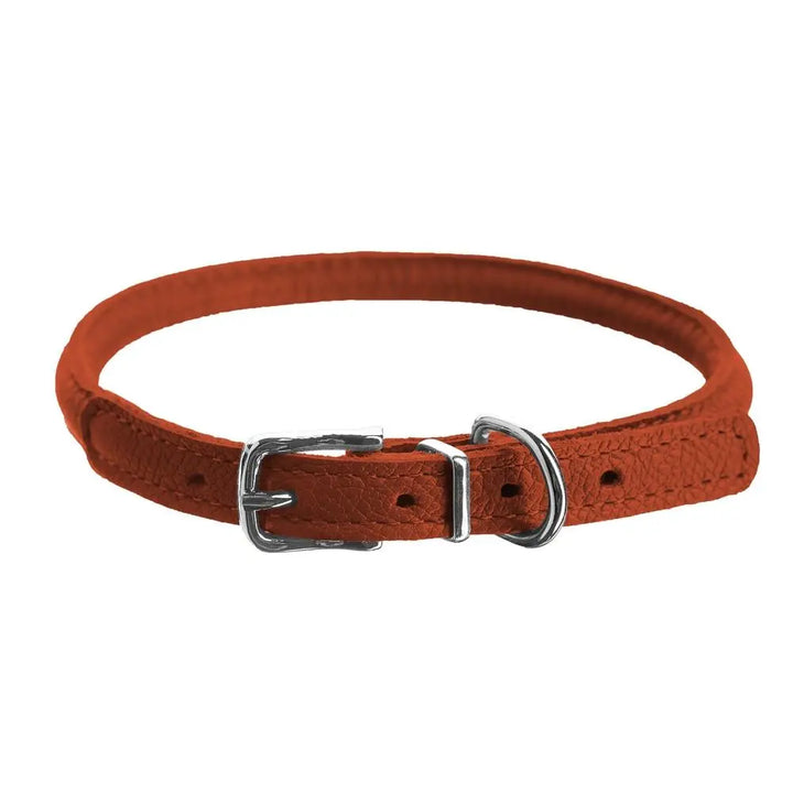 Soft Leather Round Collar Dogline