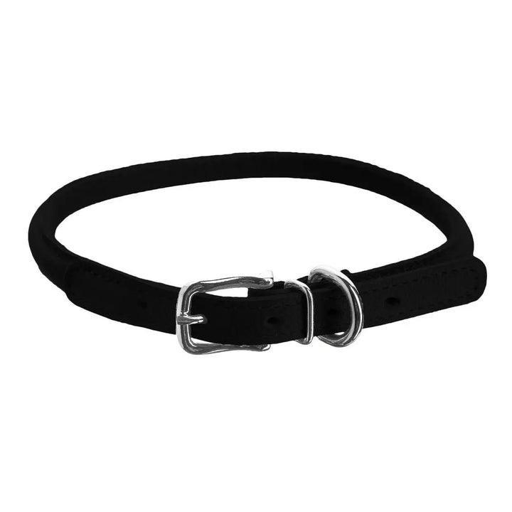 Soft Leather Round Collar Dogline