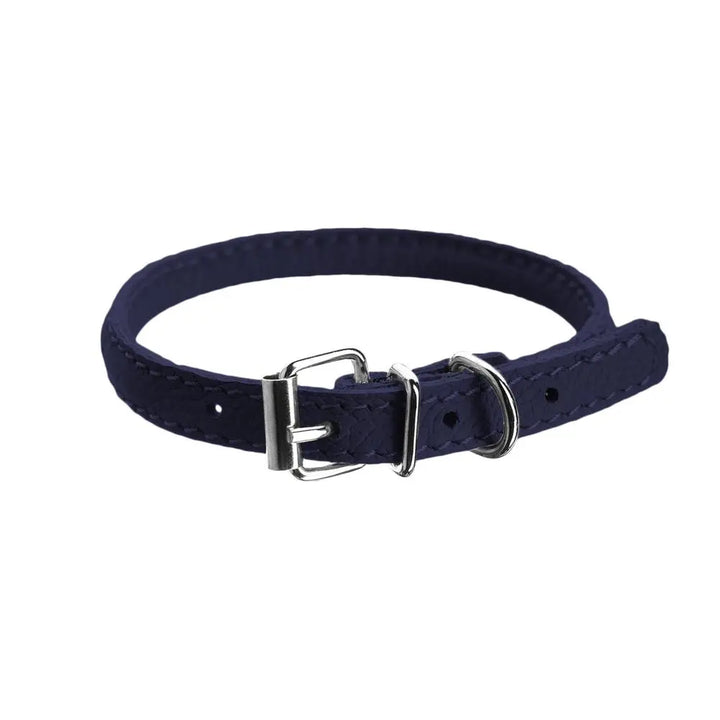 Soft Leather Round Collar Dogline